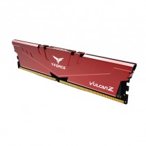 Team T-Force Vulcan Z Red 16GB (2x8GB) 3200MHz CL16 DDR4 Gaming Ram (TLZRD416G3200HC16CDC01)