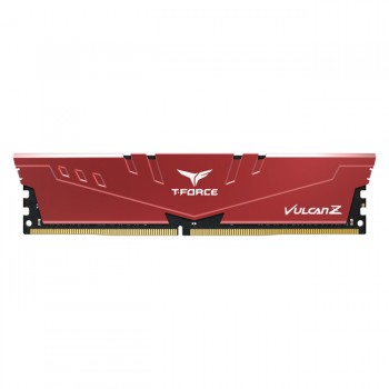 Team T-Force Vulcan Z Red 8GB (1x8GB) 3200MHz CL16 Gaming Ram DDR4 (TLZRD48G3200HC16C01)