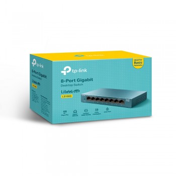 TP-LINK LS108G 8PORT 10/100/1000 YÖNETİLEMEZ SWITCH