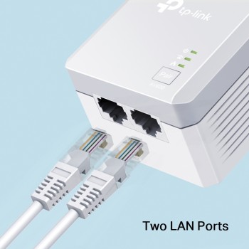 TP-LINK TL-PA4020PKIT AV600 2PORT POWERLINE ADAPTÖR-PRİZ (2'Lİ)