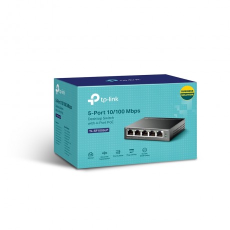 TP-LINK TL-SF1005LP 5PORT 10/100 YÖNETİLEMEZ POE SWITCH