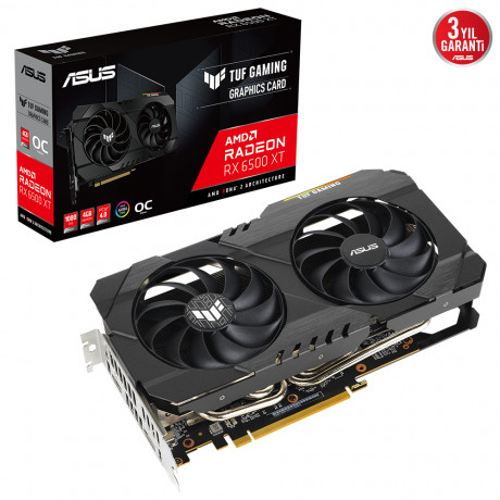 ASUS TUF-RX6500XT-O4G-GAMING 4GB GDDR6 HDMI DP 64Bit