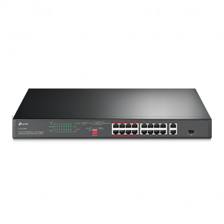 TP-LINK TL-SL1218P 16PORT 10/100 YÖNETİLEMEZ POE SWITCH 