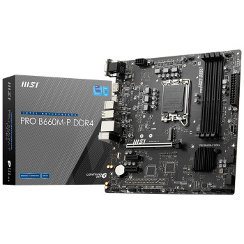 MSI PRO B660M-P DDR4 4600(OC) HDMI VGA DP M.2 1700p