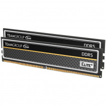 Team Elite Plus Black 16 GB (2x8GB) 5200 Mhz DDR5 CL42 U-DIMM RAM (TPBD516G5200HC42DC016)