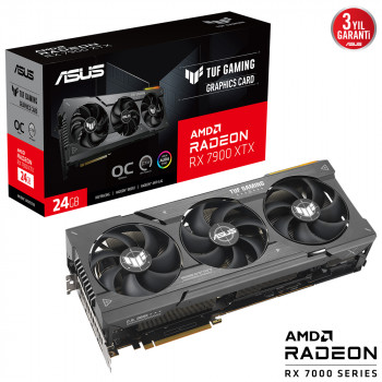 ASUS TUF-RX7900XTX-O24G-GAMING 24GB GDDR6 HDMI DP 384BIT