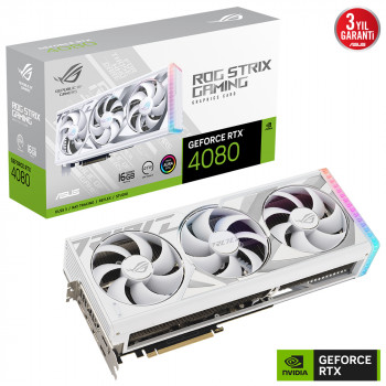 ASUS ROG STRIX RTX4080-16G-WHITE-GAMING 16GB GDDR6X HDMI DP 256BIT