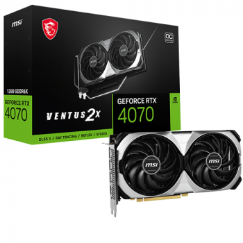 MSI GEFORCE RTX4070 VENTUS 2X 12G OC GDDR6X HDMI MP 192BIT