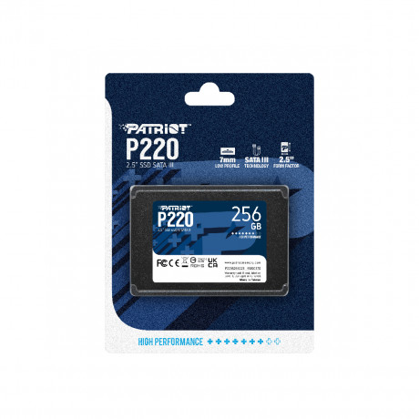 Patriot P220 256GB 550/490MB/s 2.5