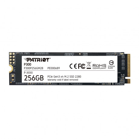 Patriot P300 256GB 1700/1100MB/s NVMe M.2 SSD Disk (P300P256GM28)