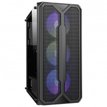 GamePower Aura 4*120mm Siyah Fan A-RGB Şerit Led Gaming ATX Kasa