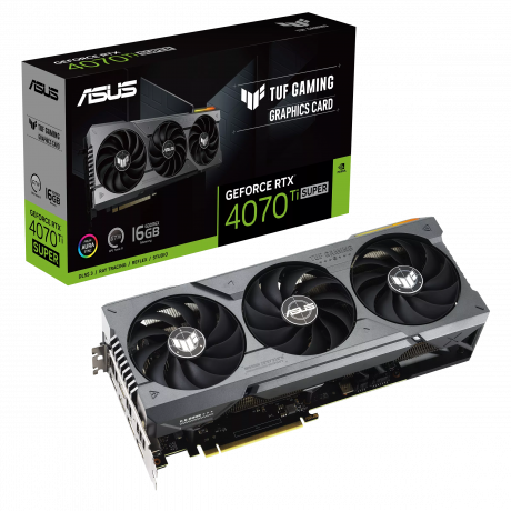 ASUS TUF-RTX4070TIS-16G-GAMING 16GB 2XHDMI 3XDP RGB DLSS3 256BİT