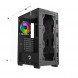 GAMEPOWER FLEX 4xARGB BLACK GAMING KASA 