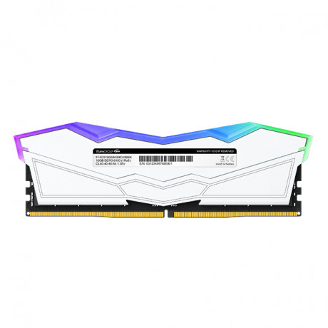 Team T-Force DELTA RGB White 32GB(2x16GB) 5200Mhz DDR5 CL40 Gaming Ram (FF4D532G5200HC40CDC01)