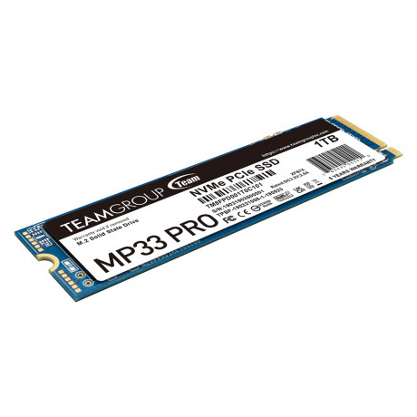 Team MP33 Pro 1TB 3500/3000MB/s NVMe PCIe Gen3x4 M.2 SSD Disk  (TM8FPD001T0C101)