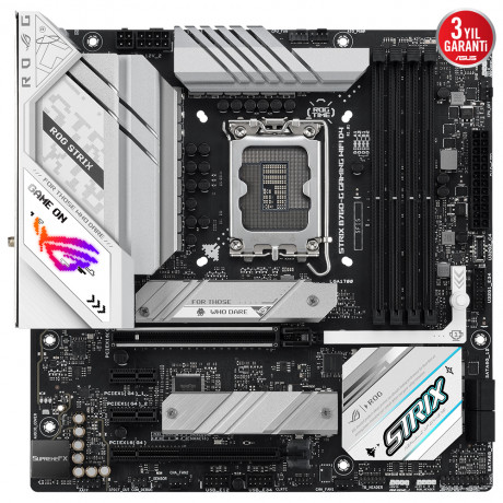 ASUS ROG STRIX B760-G GAMING WIFI D4 DDR4 DP HDMI 2xM2 USB3.2 WiFi BT RGB LAN ATX 1700P