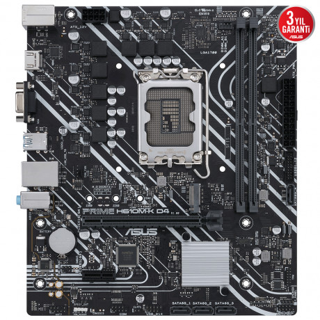 ASUS PRIME H610M-K D4 ARGB DDR4 3200MHZ MATX