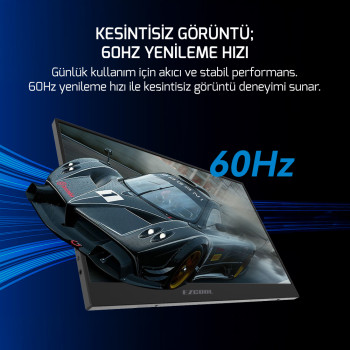 EZCOOL LITE E15T 15,6’’ 60HZ FHD PORTABLE TAŞINABİLİR DOKUNMATİK MONİTÖR (SIFIR ÖLÜ PİKSEL GARANTİLİ)