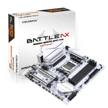 COLORFUL BATTLE-AX B650M-WHITE WIFI V14 DDR5 7600M