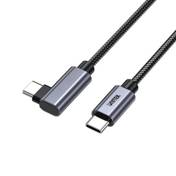 UNITEK TYPE-C HIZLI ŞARJ KABLOSU 90 DERECE 3 METRE 100W (C14123BK-3M)