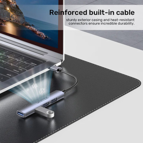 UNITEK TYPE-A TO 4 PORT USB HUB (USB3.0 + 3 x USB2.0) (H1208A)