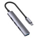 UNITEK TYPE-C TO 4 PORT USB HUB (USB3.0 + 3xUSB2.0) (H1208B)