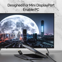 UNITEK MINI DISPLAYPORT TO HDMI DÖNÜŞTÜRÜCÜ 2MT 4K 30Hz (V1152A) 